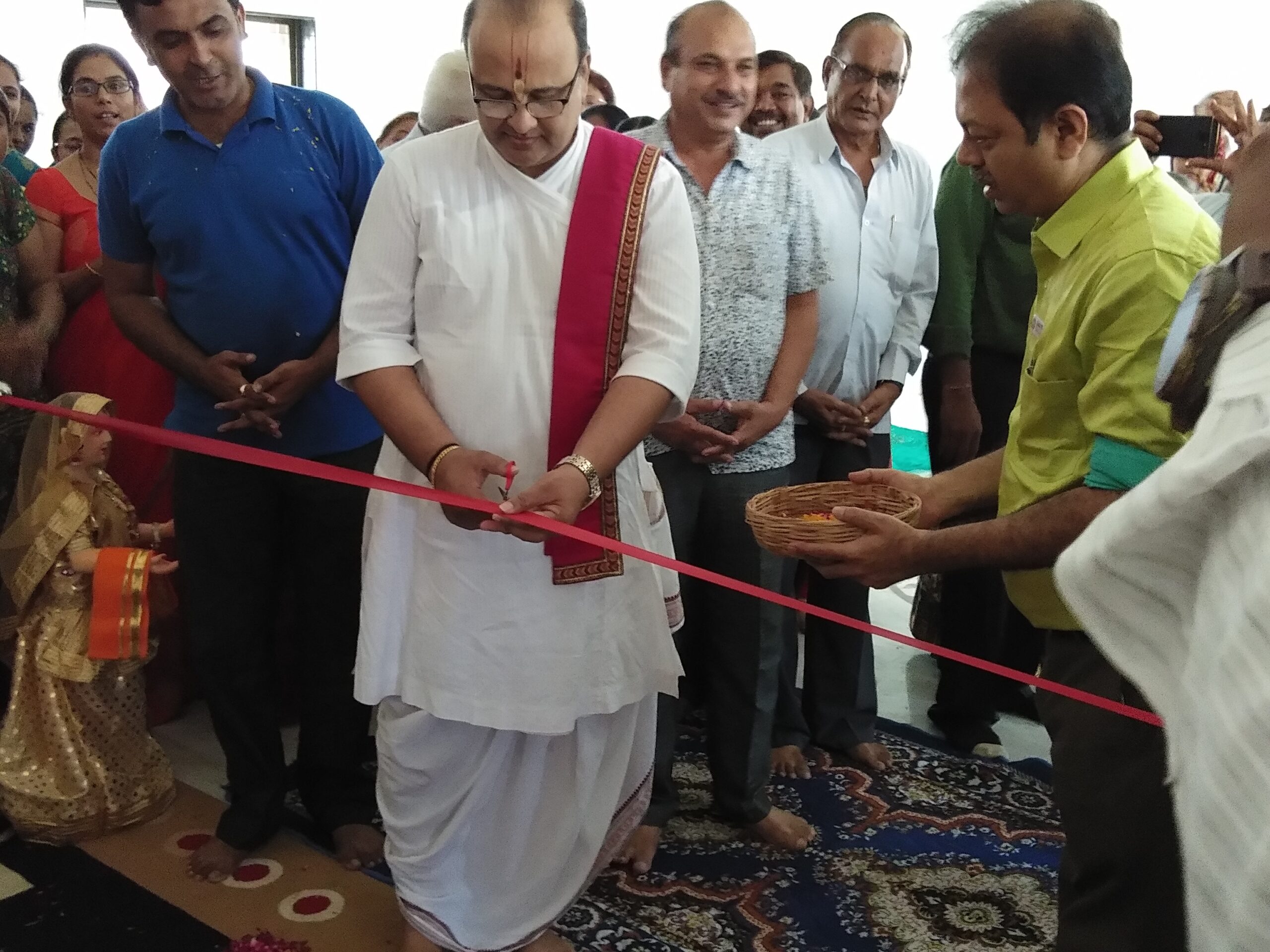 Inauguration of Shree Vallabh Prustimargiy Granthalaya (Library)